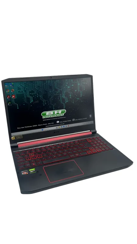 Acer Nitro AN515-43, 8gb, 256gb ssd, AMD Ryzen 5 3550h, GeForce GTX 1650 4GB, 15.6 FHD